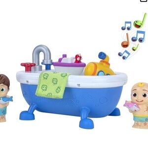 CoComelon Musical Bathtime Playset - Plays Clips of The ‘Bath Song